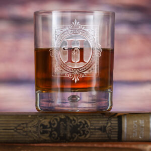 locoluxe Custom Engraved Scotch Bar Glasses – Personalized Whiskey Tumblers